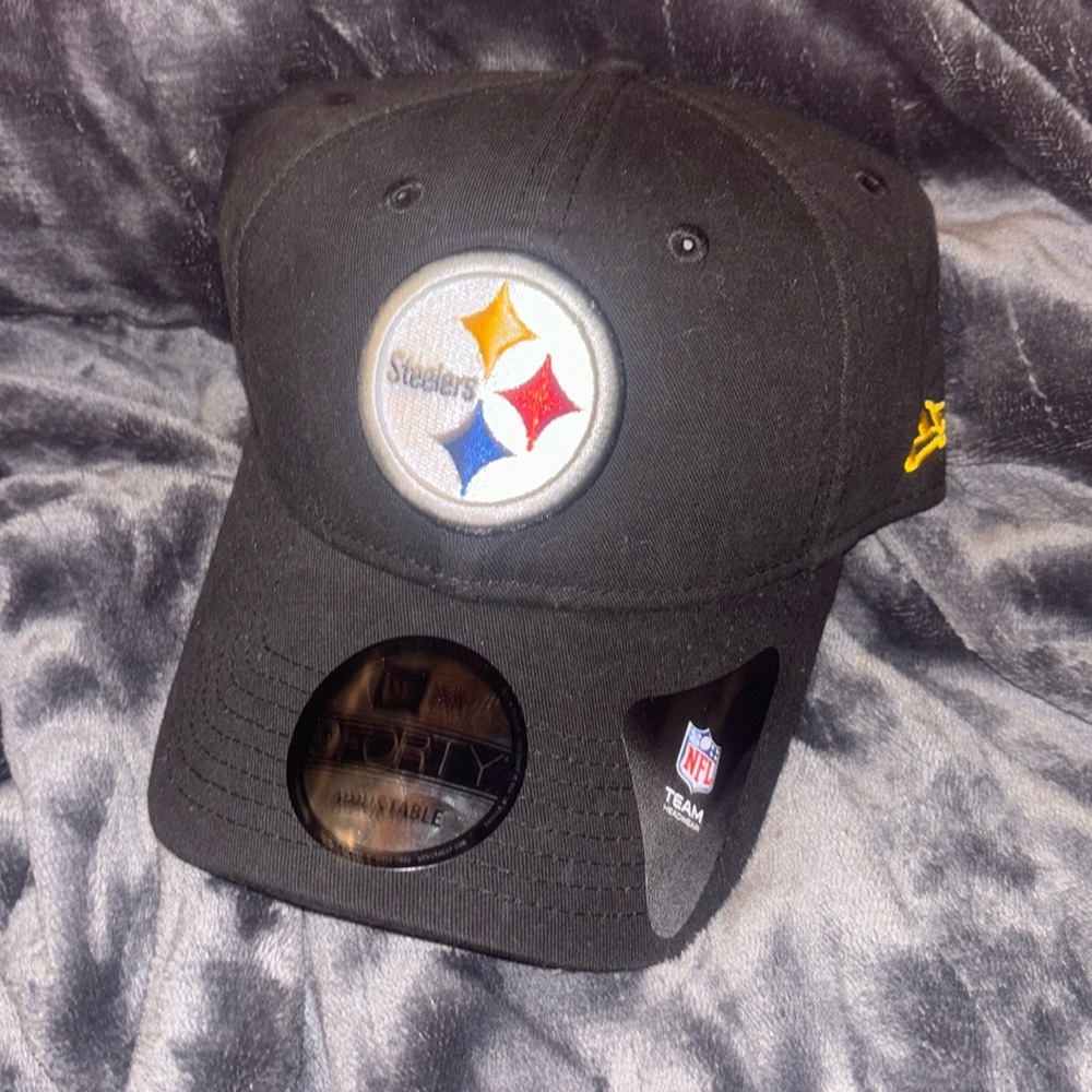 Steelers slide adjustment baseball cap